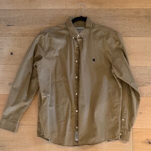 Carhartt WIP Khaki Button Down Shirt